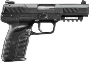 FN Five-seveN 5.7x28mm pistol with 4.8-inch barrel in black