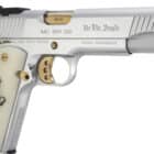 Girsan EAA MC1911S Liberador 9mm 5 inch Chrome Gold 9rd pistol right-side view