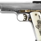 Girsan EAA MC1911S Liberador 9mm 5 inch Chrome Gold 9rd pistol right-side view