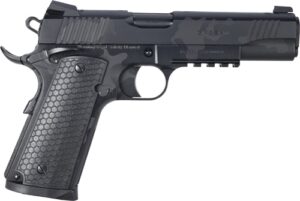 Girsan MC1911S Untouchable .45 ACP 5-inch Black Camo pistol side view