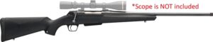 Winchester XPR SR .308 Winchester bolt-action rifle with black synthetic stock and threaded barrel