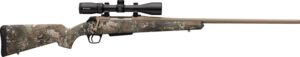 Winchester XPR Hunter Strata .350 Legend 22 in rifle with Vortex Crossfire II 3-9x40 mounted and True Timber Strata camo stoc