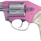 Charter Arms Chic Lady Off Duty .38 Special 2-inch revolver pink anodized frame hi-polish stainless barrel