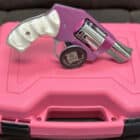 Charter Arms Chic Lady Off Duty .38 Special 2-inch revolver pink anodized frame hi-polish stainless barrel