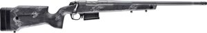 Bergara B14 Crest 7mm PRC rifle with 22-inch fluted barrel and Monte Carlo carbon fiber stock in sniper grey Cerakote