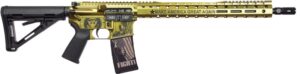 Black Rain Ordnance SPEC15 5.56 16in Trump Gold limited edition rifle side view