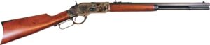 Cimarron 1873 Short Rifle .32-20 Winchester 20in octagon barrel walnut stock case colored blued