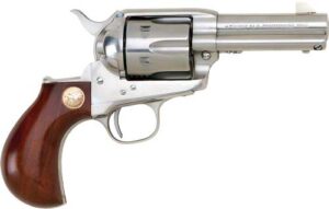 Cimarron Thunderer 3.5-inch Stainless Revolver with Walnut Birdshead Grip
