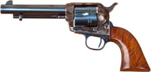 Cimarron USV Artillery .45 Long Colt 5.5 in revolver with case colored frame and charcoal blued barrel