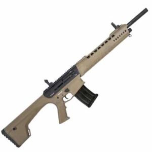 GForce Typhoon 12Ga 20 inch Auto shotgun in Flat Dark Earth with three choke tubes