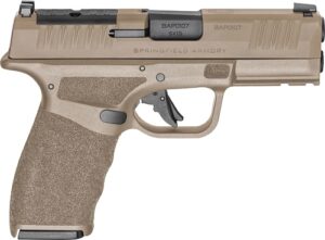 Springfield Armory Hellcat Pro OSP 9mm Flat Dark Earth pistol, 15+1, optics ready
