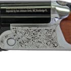 Iver Johnson 600 O/U 12ga 30in over/under shotgun with walnut stock and engraved receiver
