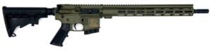 Great Lakes GLFA AR-15 .350 Legend 16 inch OD Green rifle side view