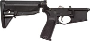 BCM Lower Receiver Group with MOD 0 Gunfighter stock in black and Mod 3 pistol grip