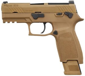 Sig Sauer M18 CSS 9mm pistol 3.9in Coyote Tan optic-ready