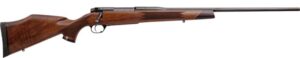 Weatherby Mark V Deluxe 6.5-300 Wby Mag 26in gloss walnut stock blued barrel
