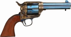 Cimarron P-Model .357 Magnum 4.75-inch charcoal blued revolver with walnut one-piece grip