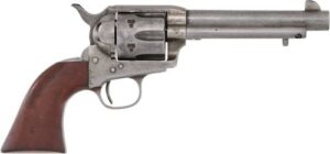 Cimarron P-Model .45 Long Colt 5.5 inch blued barrel old-model revolver with wood grips