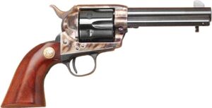 Cimarron P-Model .44 S&W Special revolver with 4.75 in blued barrel and walnut grips