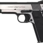 Colt Combat Elite Government 1911 two-tone 9mm 5-inch barrel Novak night sights G10 grips