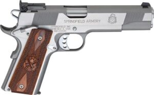 Springfield Armory 1911 Loaded Target 9mm stainless 5-inch barrel cocobolo grips