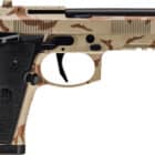 Beretta 92XI SAO 9mm 4.7 inch Desert DPM camo pistol with two magazines