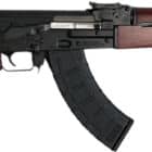 Zastava ZPAPM70 7.62x39 Serbian Red underfolder rifle angled view