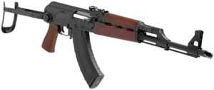 Zastava ZPAPM70 7.62x39 Serbian Red underfolder rifle angled view