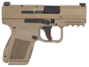 Canik METE MC9 9mm FDE/Black 3.18-inch barrel with two 10-round magazines