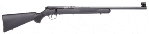 Savage Mark I FVT bolt-action rifle with heavy barrel and black synthetic stock