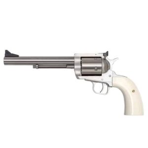 Magnum Research BFR .454 Casull 6.5-inch stainless revolver with Bisley white polymer grip