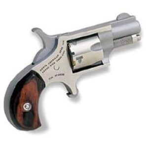 North American Arms NAA-22S .22 Short Mini-Revolver 1.13" Stainless Rosewood Grip