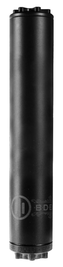 PWS BDE 3D-printed titanium suppressor black 1/2x28 threads