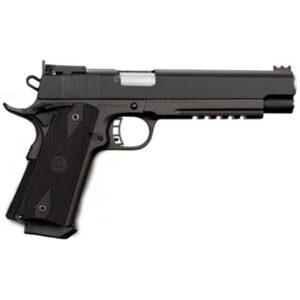 Rock Island Armory Pro Ultra Match 6-inch 1911 pistol black parkerized with fiber-optic front sight