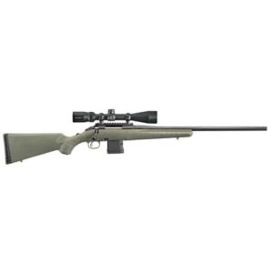 Ruger American Predator 26951 .223 Rem 22-inch threaded barrel rifle with Vortex Crossfire II and moss green synthetic stock