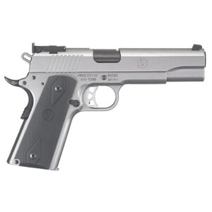 Ruger SR1911 Target 10mm 5in Bull Barrel Stainless with Bomar Adjustable Sights