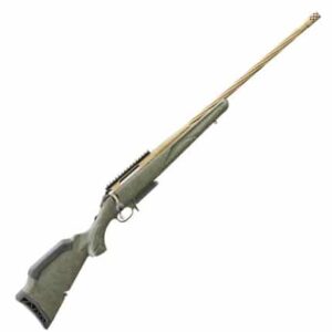 Ruger American Predator Gen II .400 Legend 22 inch Burnt Bronze barrel green splatter stock