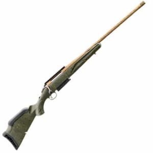 Ruger American Predator Gen II .300 Win Mag 22-inch fluted threaded barrel with green splatter synthetic stock