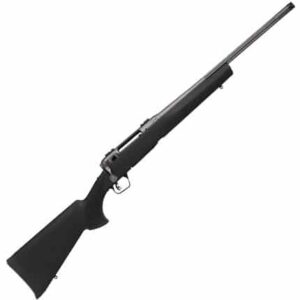 Savage 110 Trail Hunter Lite 6.5 Creedmoor rifle with Hogue overmolded stock and Tungsten Cerakote finish