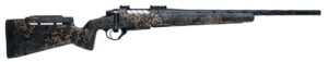 Seekins HAVAK PH3 rifle Woodland Shadow with 22in fluted threaded barrel