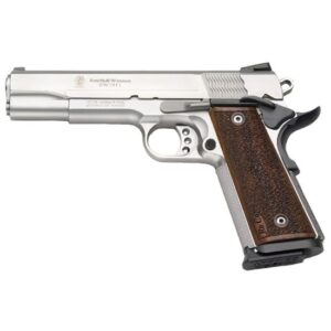 Smith & Wesson 1911 Performance Center Pro 9mm 5 inch stainless wood grip