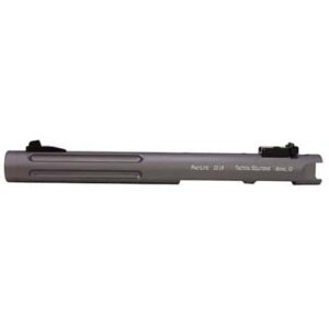 TACSOL Pac-Lite fluted threaded barrel for Ruger 22LR in Gun Metal Gray