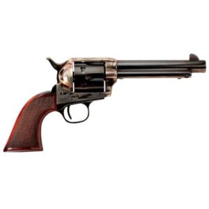 Taylors and Company TF Short Stroke Smoke Wagon .45 LC 5-1/2 inch revolver with checkered walnut grip