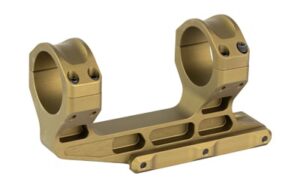 Unity Tactical FAST LPVO 34mm cantilever scope mount in Flat Dark Earth with 2.05 inch optical centerline