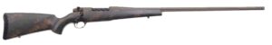 Weatherby Mark V Backcountry 2.0 rifle in Patriot Brown Cerakote with Blacktooth carbon fiber stock
