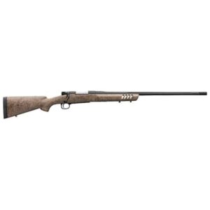 Winchester Model 70 Long Range rifle 24 inch fluted threaded barrel tan Bell & Carlson synthetic stock