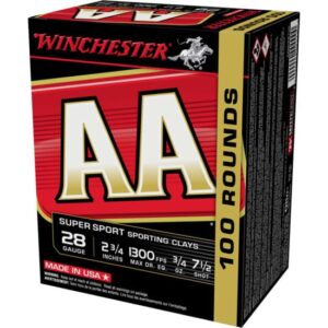 WIN AA SUPER SPORT VP 28GA 3/4OZ #7.5 100/5