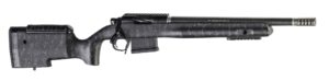 Christensen Arms BA Tactical .308 Win 16 in carbon fiber barrel black nitride black w gray webbing stock