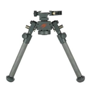 Fierce Firearms CYBP05A Carbon-Lite bipod on Picatinny rail showing adjustable legs