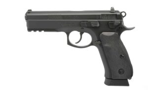 CZ 75 SP-01 Tactical 9mm pistol left-side view black 4.6 inch barrel